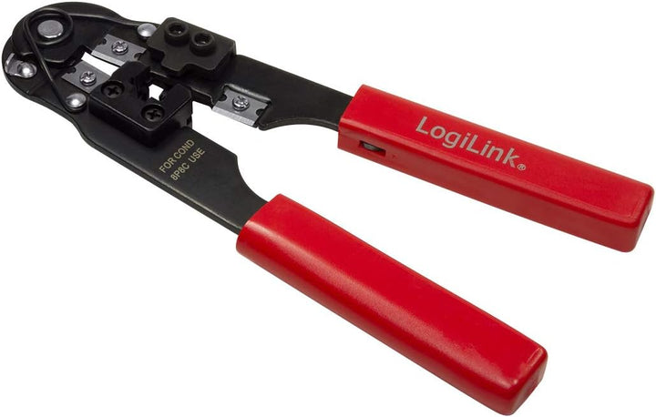 LogiLink WZ0012 5in1 Netzwerk Werkzeug Set für RJ11, RJ12, RJ45 inkl. Tasche