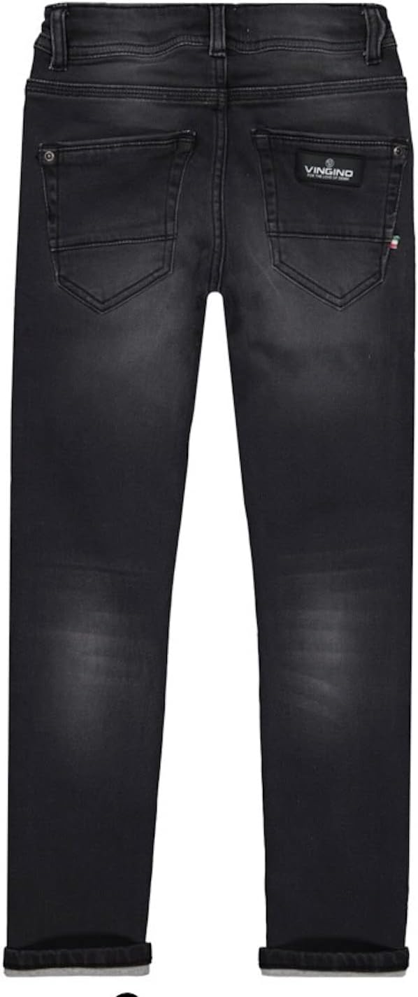 Vingino Jungen Davino Jeans 170 Slim Black Vintage, 170 Slim Black Vintage