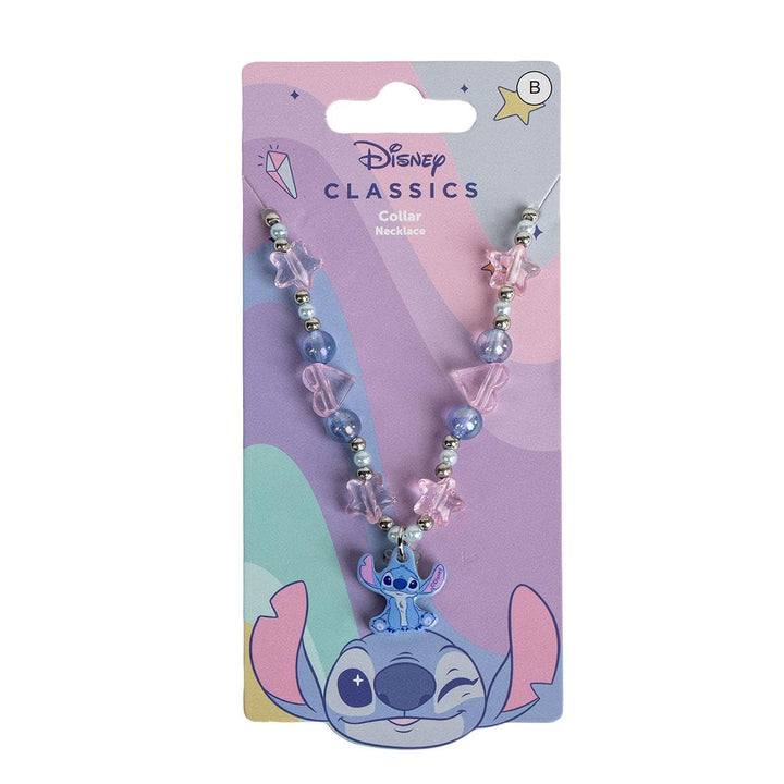 Disney Lilo und Stitch Mädchen-Schlafanzug, Grösse 128-164, hellblaues Oberteil mit Stitch, rosa Hos