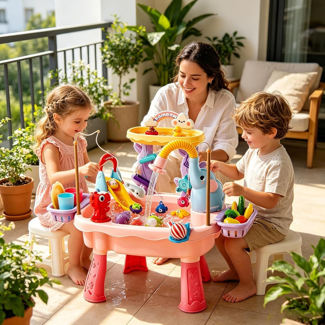 Generisch Wassertisch - Outdoor Sommerspielzeug - Spielzeug-Küchenspüle für draussen - für Mädchen G