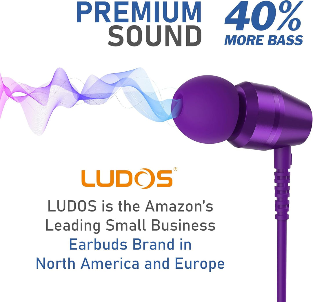 LUDOS OMNITONE USB C Kopfhörer, 5 Jahre Garantie für iPhone 16 15 Pro Max Plus Samsung Galaxy S24 S2
