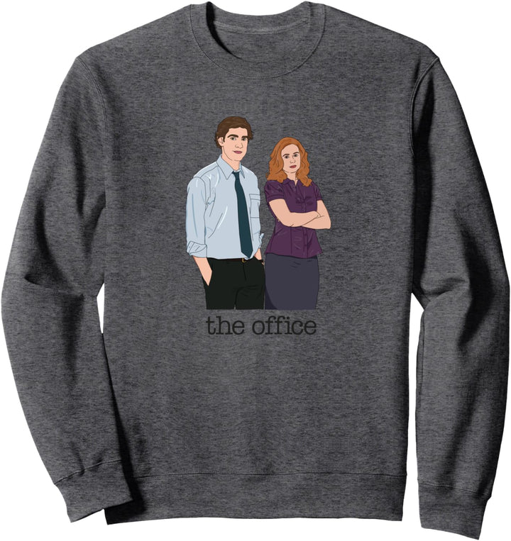 The Office Jim & Pam Illustriert Sweatshirt