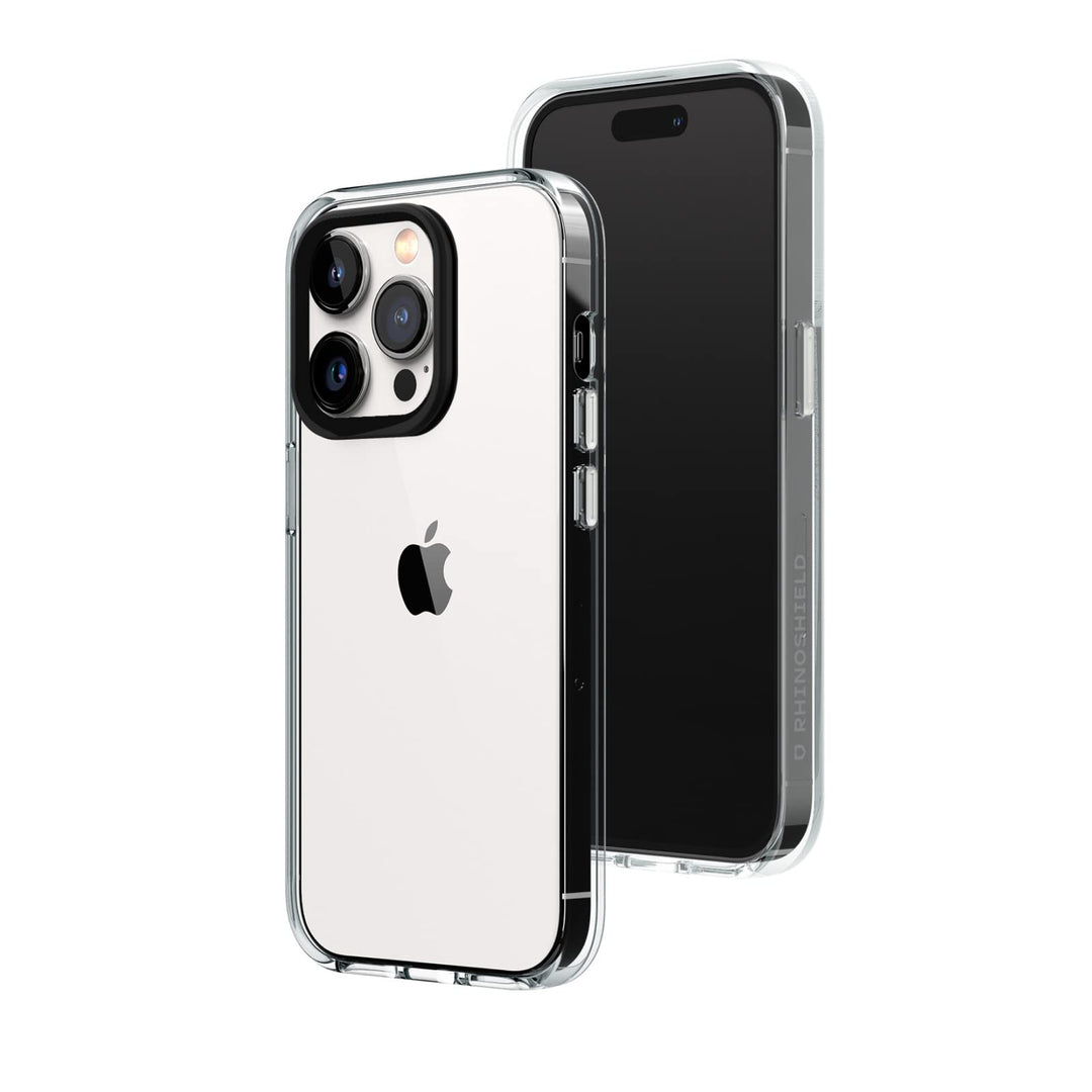 RhinoShield Crystal Clear Case kompatibel mit [iPhone 14 Pro] | Fortschrittliche Vergilbungsresisten