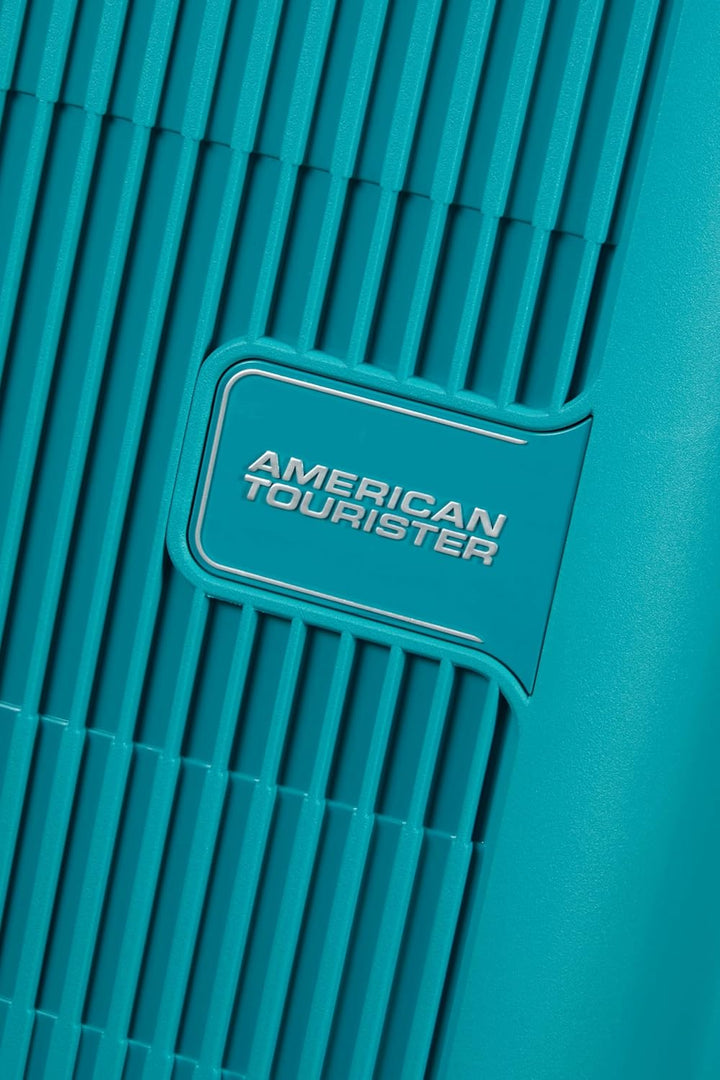 American Tourister Aerostep - Spinner S, Erweiterbarer Handgepäck, 55 cm, 36/40 L, Türkis (Turquoise