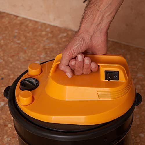 RIBIMEX PRCEN015, ASHMax Aschesauger, 1000 W, 18 L, Orange und Schwarz Single
