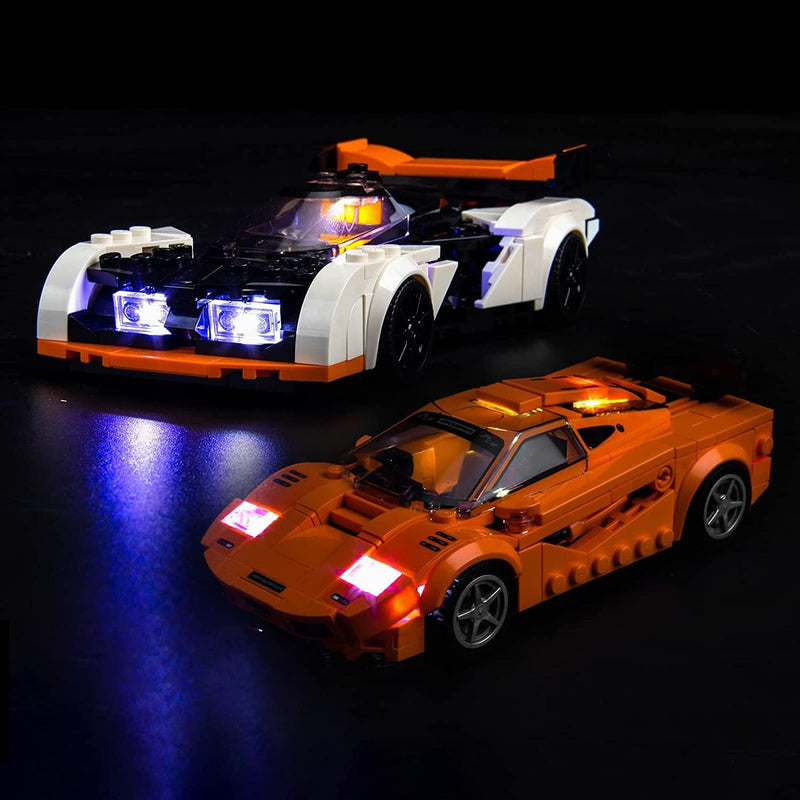 Led Licht Set für Lego 76918 Speed Champions McLaren Solus GT & McLaren F1 LM (Kein Lego-Modell), De