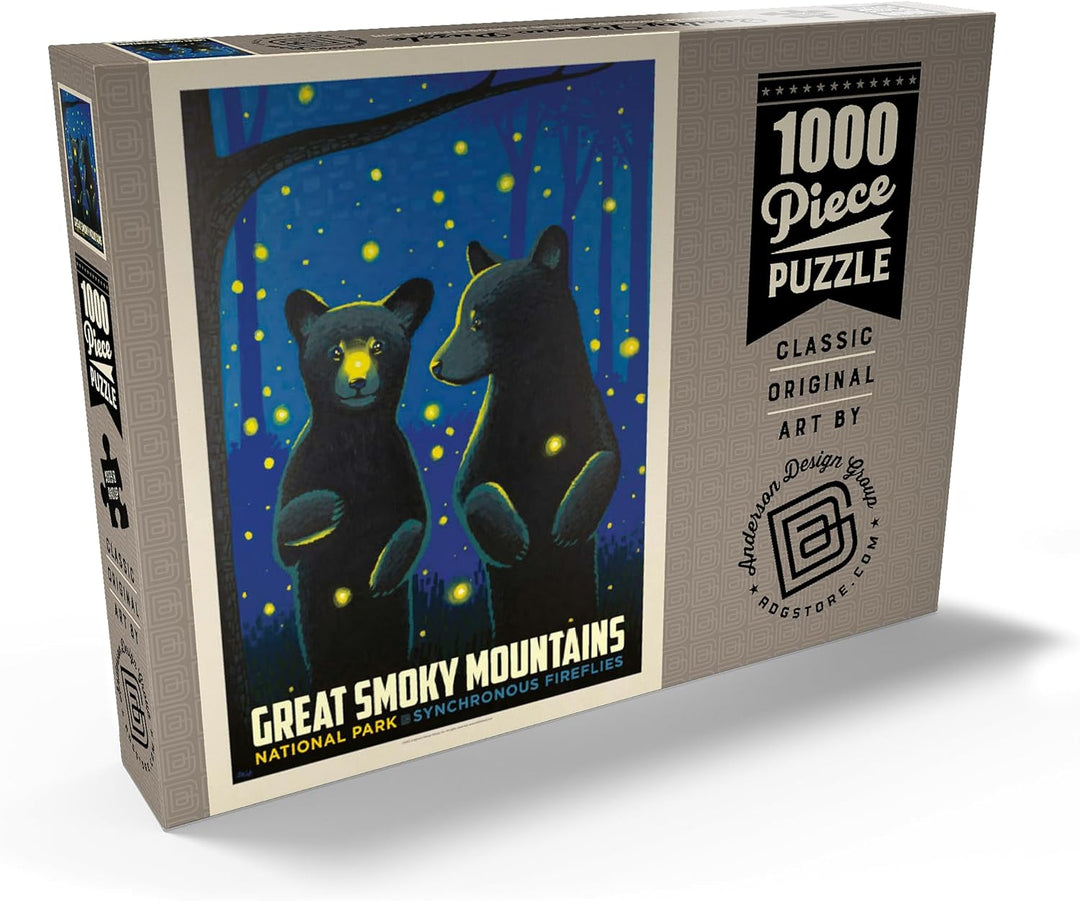 Great Smoky Mountains National Park: Firefly Cubs - Premium 1000 Teile Puzzle - MyPuzzle Sonderkolle