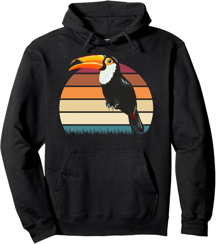 Retro Tukan - Toucan Awesome Cool Pullover Hoodie