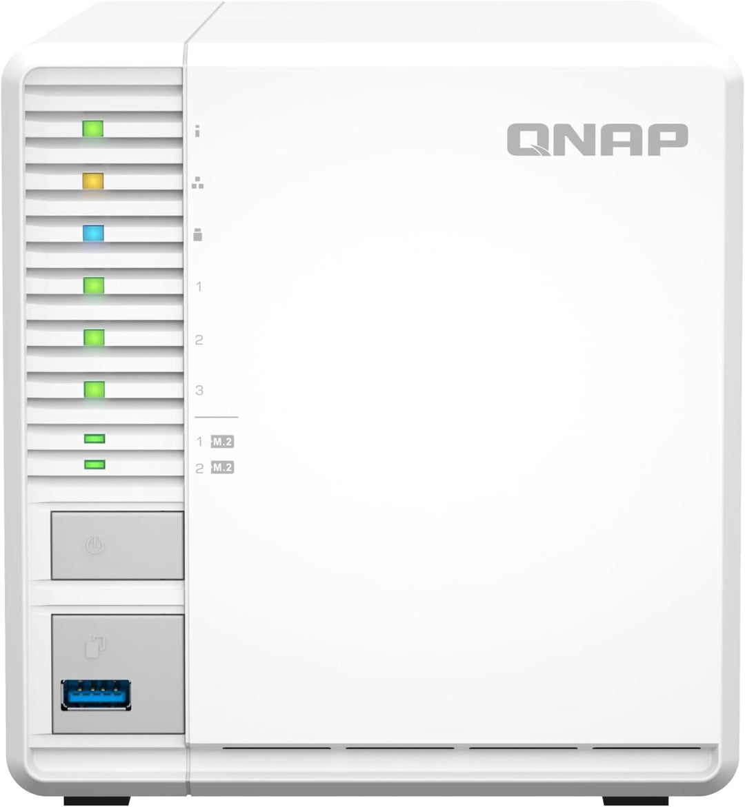 Qnap TS-364-8G | 3-Bay, 2X M.2 Slot, 2.5GbE Tower NAS