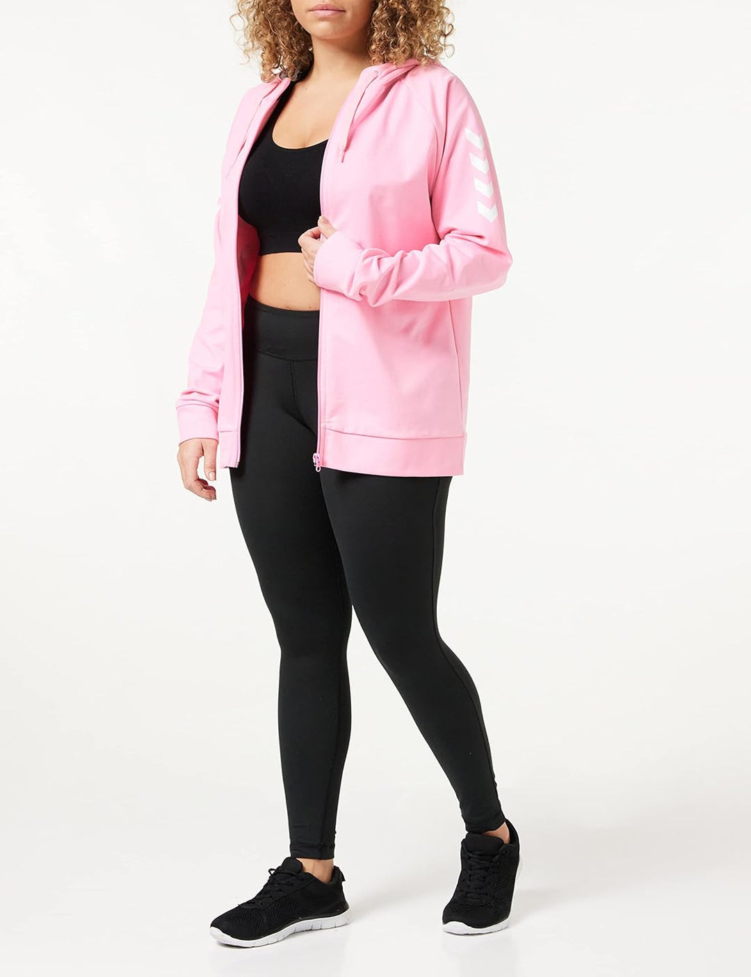 hummel Hmlgo Zip Hoodie Damen Multisport Hoodie XS Cotton Candy, XS Cotton Candy
