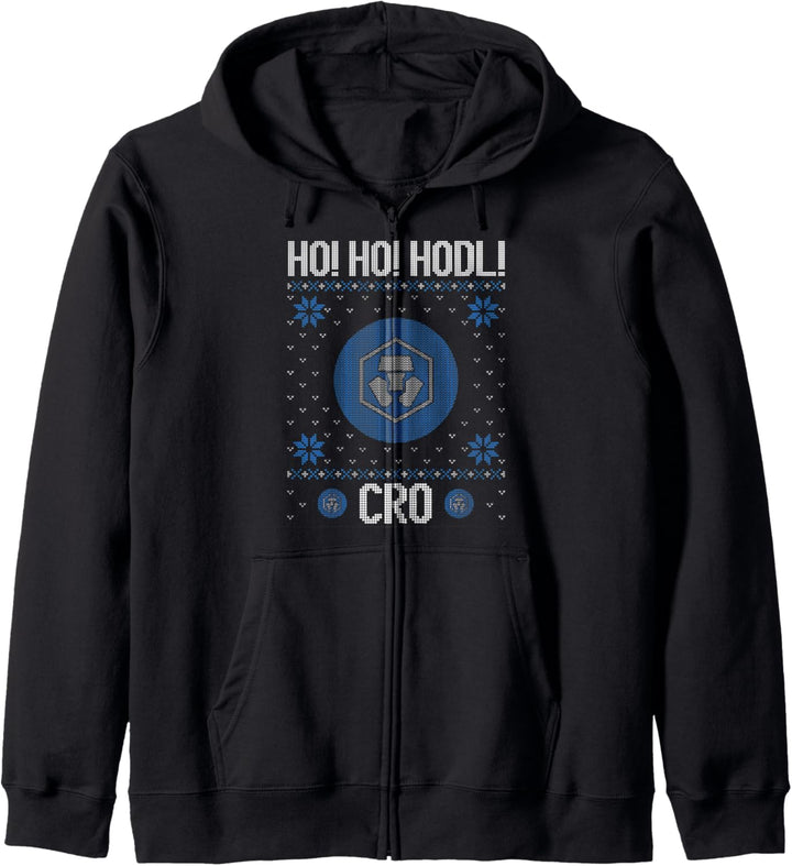 Ho Ho HODL Crypto.com Fun CRO Crypto.com Crypto.com Crypto.com Gear Kapuzenjacke