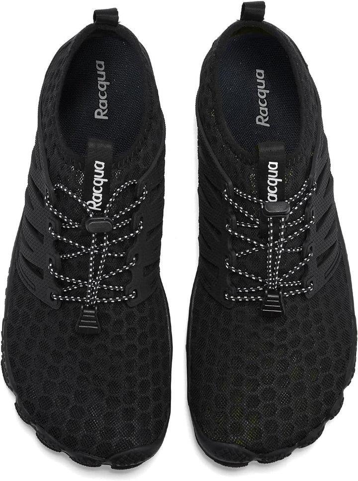 Racqua Composite Mesh Wasserschuhe Männer Frauen 10.5 Women/9.5 Men Wz114 Black, 10.5 Women/9.5 Men