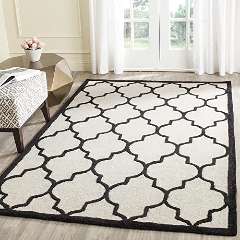 SAFAVIEH Spalier Teppich für Wohnzimmer, Esszimmer, Schlafzimmer - Cambridge Collection, Kurzer Flor