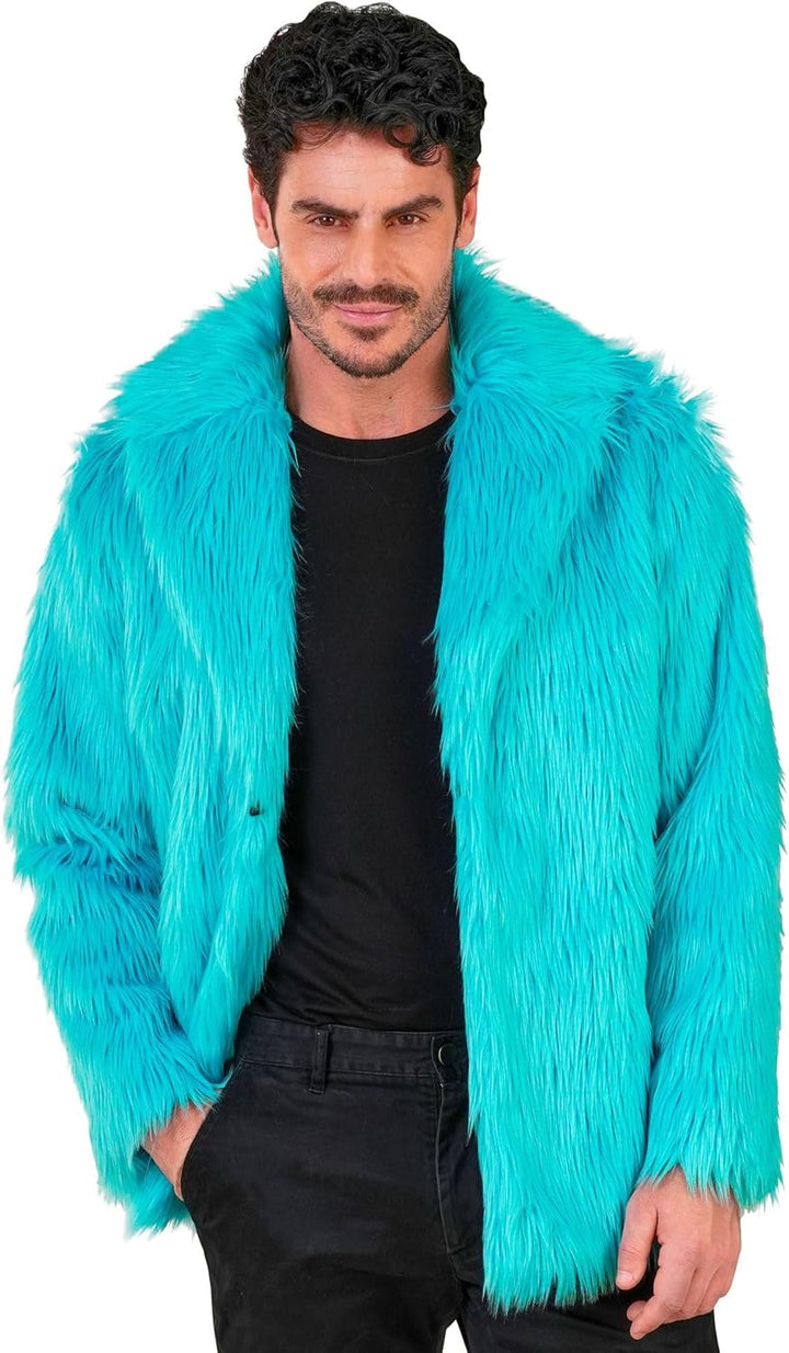 W WIDMANN MILANO Party Fashion - Kunstfell-Jacke für Damen und Herren, Plüschjacke, Kostüm, Party Ou
