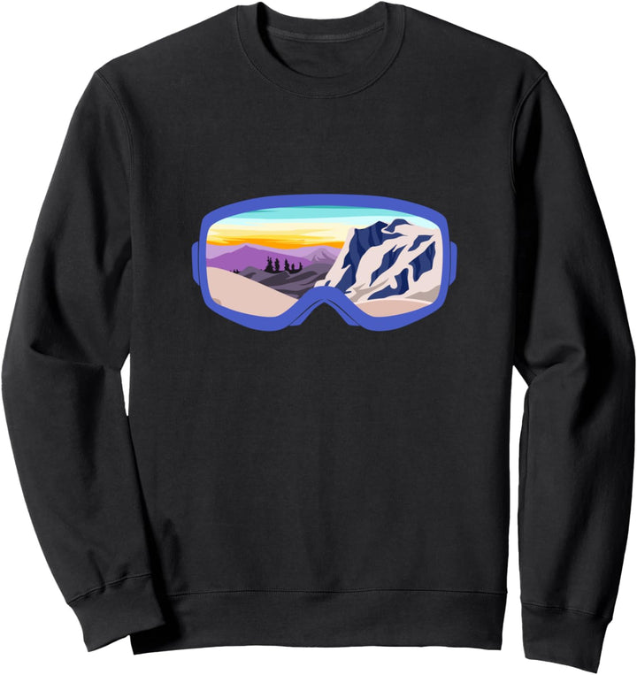 Ski Snowboard Freeriding Design - Skifahrer Geschenk Mann Sweatshirt