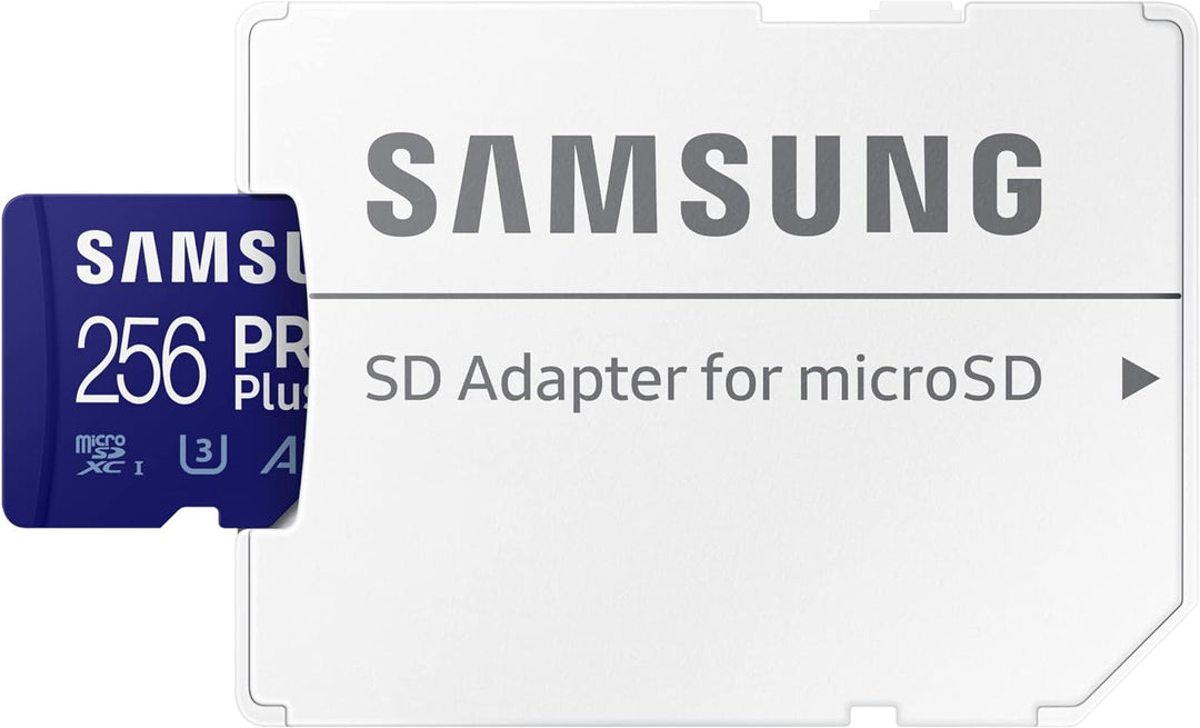 Samsung PRO Plus microSD Speicherkarte (MB-MD256KA/EU), 256 GB, UHS-I U3, Full HD & 4K UHD, 160 MB/s