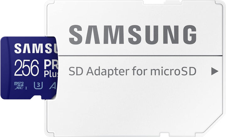 Samsung PRO Plus microSD Speicherkarte (MB-MD256KA/EU), 256 GB, UHS-I U3, Full HD & 4K UHD, 160 MB/s