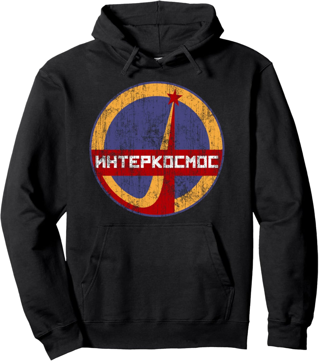 CCCP Interkosmos Space Vintage Style Logo URSS Soviet Pullover Hoodie