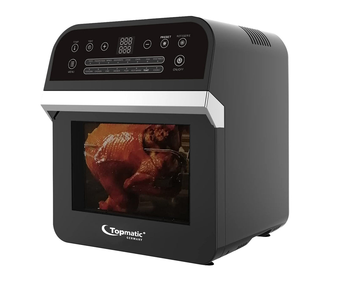 Heissluft-Fritteuse 12L DAF-1600.12LB Schwarz
