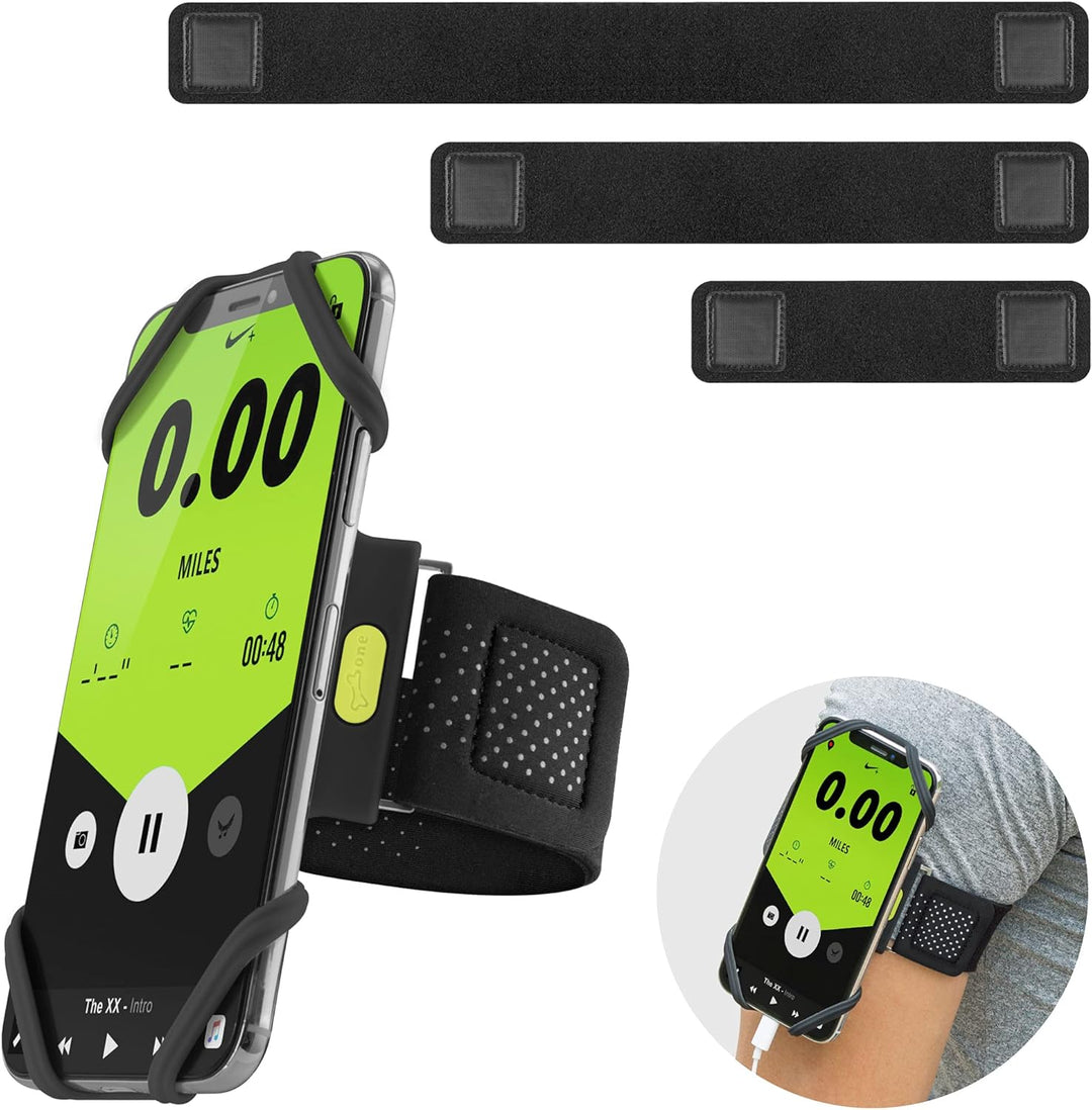 BONE Laufarmband, Sportarmband, iPhone-Halterung zum Laufen, universelles Lauf-Handy-Armband für App