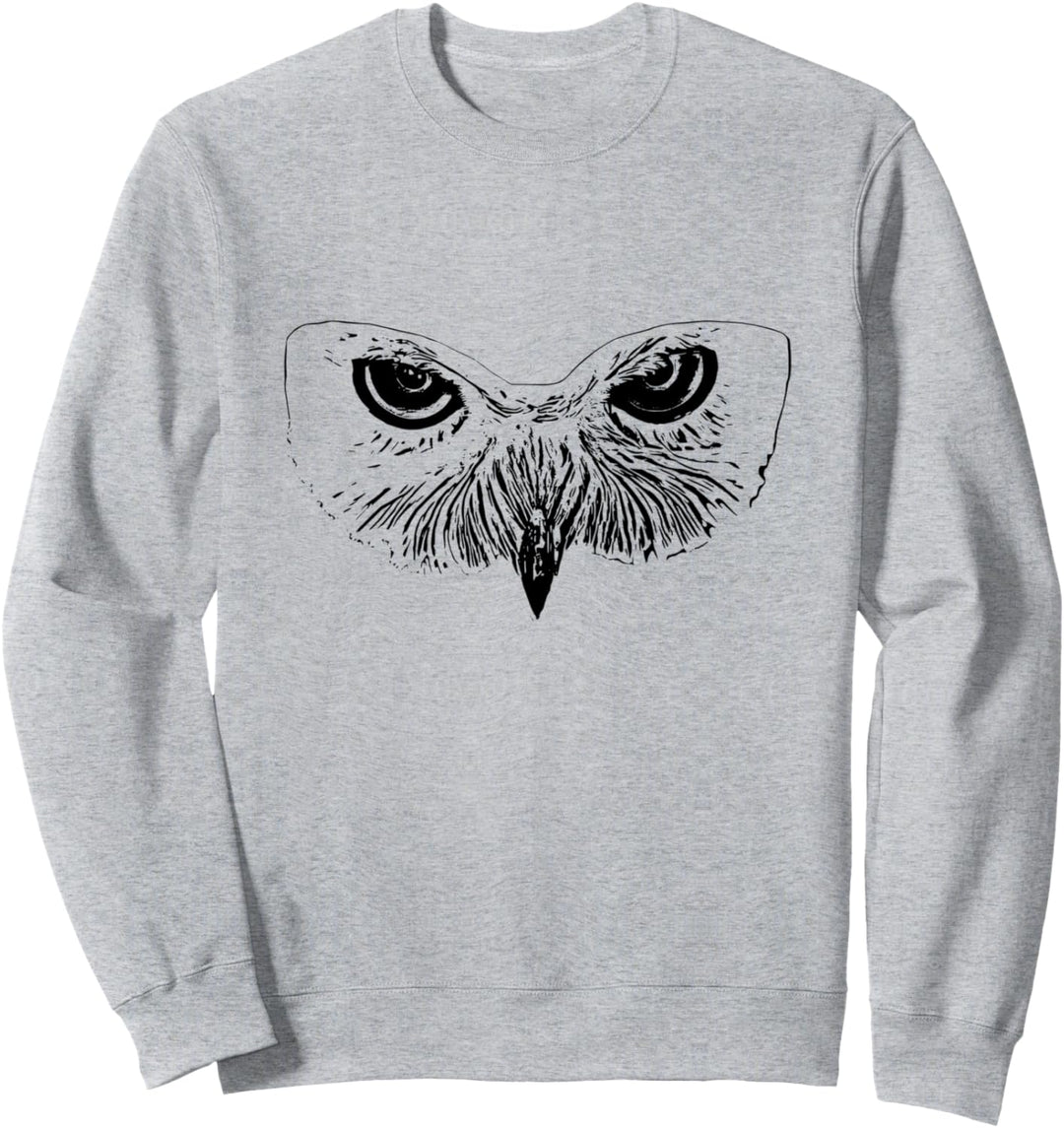 Eule Raubvogel Motiv Vögel Tiere Krallen Schnabel Eulen Sweatshirt