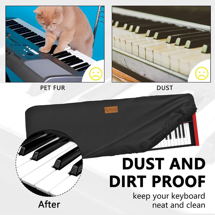 Staubschutz für Klaviertastaturen mit 88 Tasten, kompatibel mit KORG SV-2 88, SV-2S 88, V-STAGE 88,