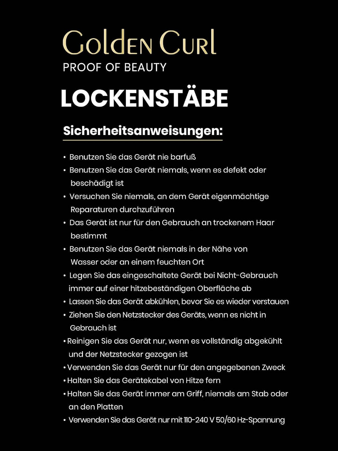 Lockenstab für Beach Waves - 5 Jahre sorgenfreie Benutzung - Lockenstab für Haar Locken - Lockenstyl
