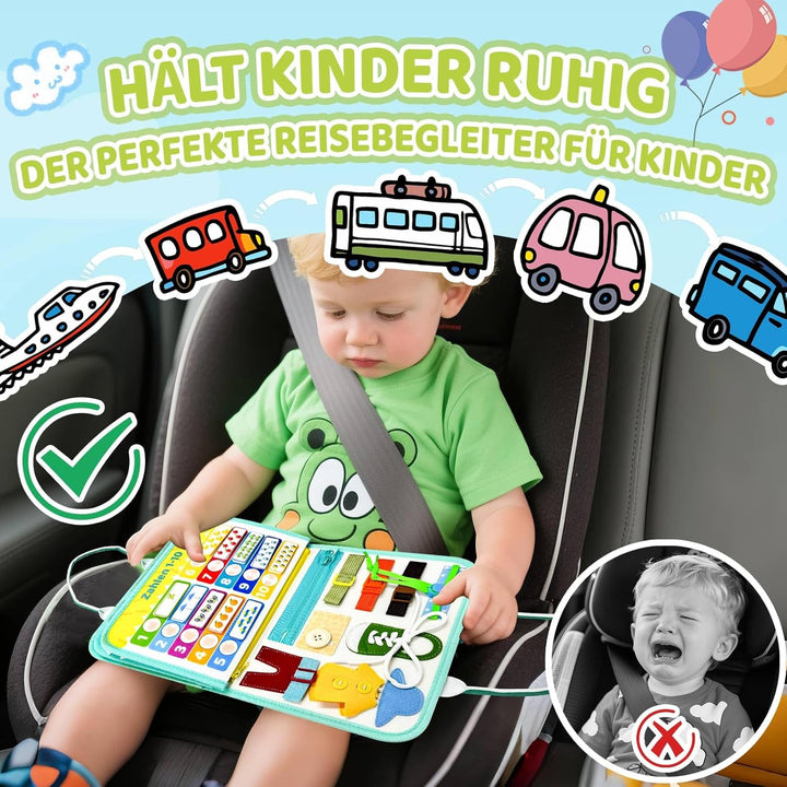 Busy Board Deutsch, Montessori Spielzeug Ab 1 Jahr, Spielzeug Ab 1 Jahr, Quiet Book Mit Bauernhof Th