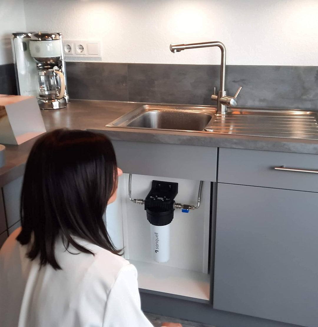 Premium Untertisch Wasserfilter, 8 Liter/Minute, entfernt 100 Schadstoffe, hohe Kapazität, kein sepa