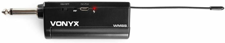 Vonyx WM55 - Mikrofon drahtlos, Wireless UHF Microphone, MIC, kabelloses Mikrofonsystem, Akkubetrieb