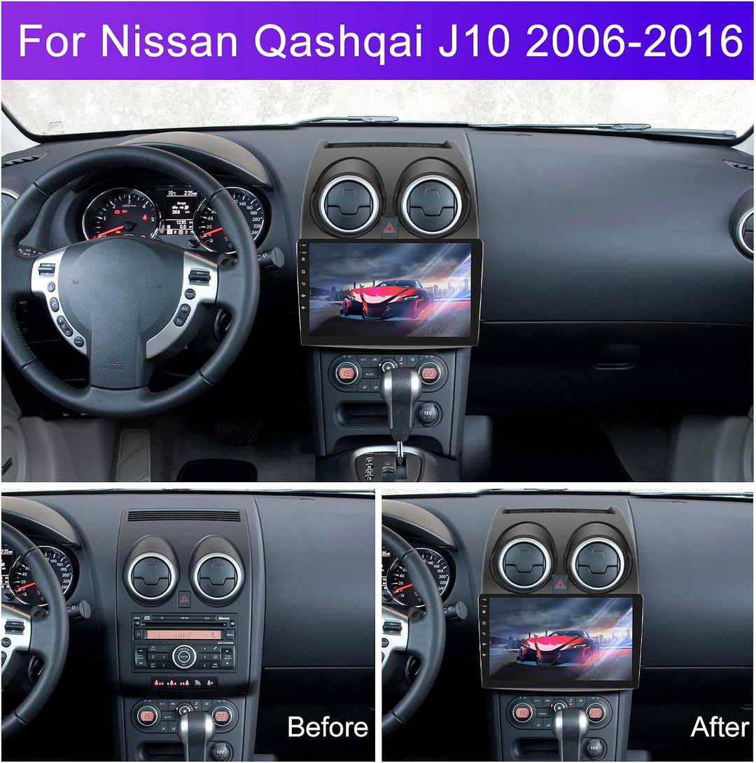 SIXWIN 4G+64G 8 Core Android 15 Autoradio für Nissan Qashqai 1 J10 2006-2016 Radio Wireless CarPlay