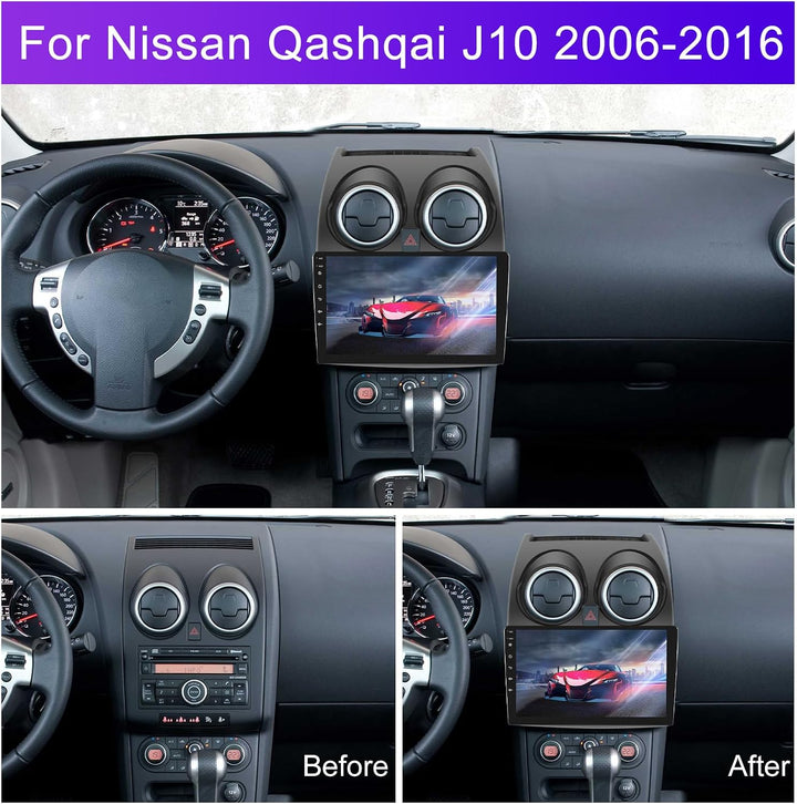 SIXWIN 4G+64G 8 Core Android 15 Autoradio für Nissan Qashqai 1 J10 2006-2016 Radio Wireless CarPlay