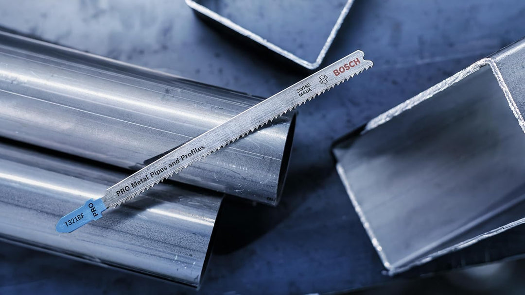 Bosch 25x PRO Metal Pipes and Profiles T321BF Stichsägeblatt (für Rohre und Profile aus Metall, Stah