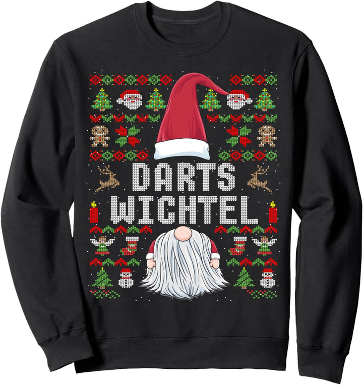 Darts Wichtel Partnerlook Familien Outfit Weihnachten Sweatshirt