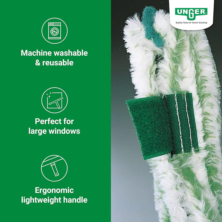 Unger StripWasher Monsoon Strip Pac (Breite 45 cm, Kompletteinwascher mit Bezug + Langen Fasern, für