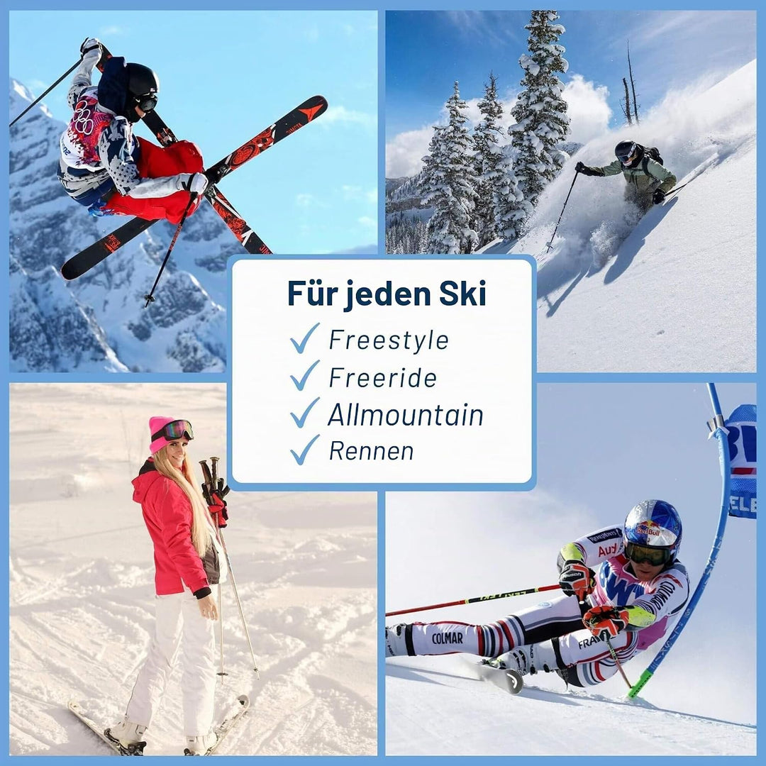 Hang 11 Ski-Wandhalterung – Hartholz Skiaufhänger für Wand, Skihalter für Wand, Skihalterung Wand, S