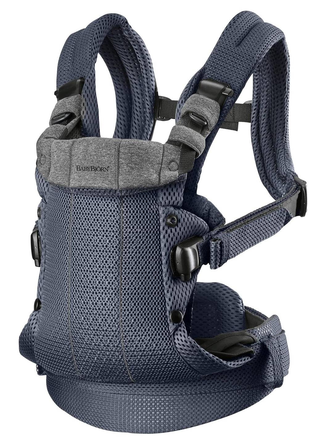 BabyBjörn Babytrage Harmony, 3D-Netzstoff, Anthrazitgrau 3D-Netzstoff Anthrazitgrau, 3D-Netzstoff An