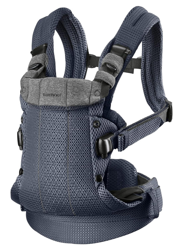 BabyBjörn Babytrage Harmony, 3D-Netzstoff, Anthrazitgrau 3D-Netzstoff Anthrazitgrau, 3D-Netzstoff An