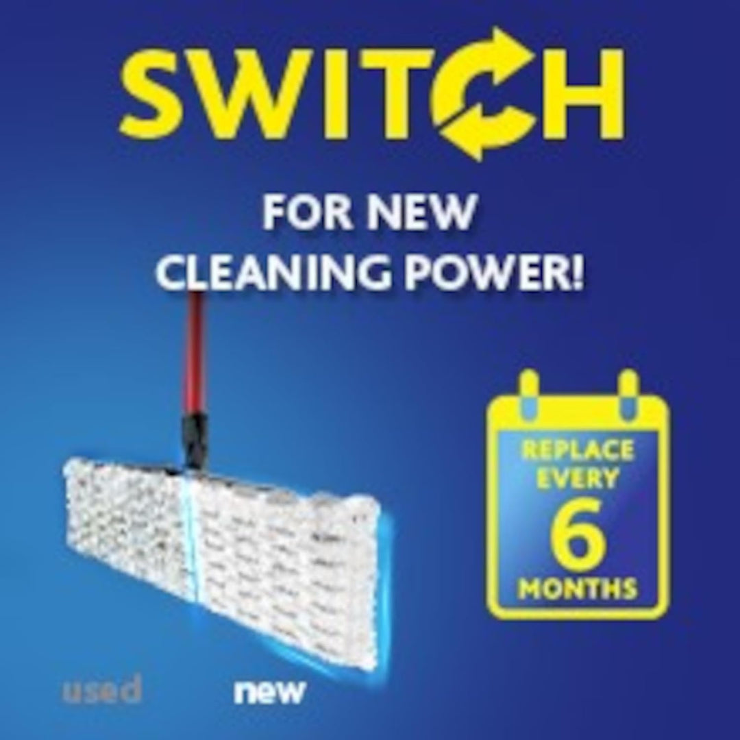 Vileda 1–2 Spray flach Spray Mop Mopp/Nachfüllpack, rot Mopp / Nachfüllpack Mopp / Nachfüllpack, Mop