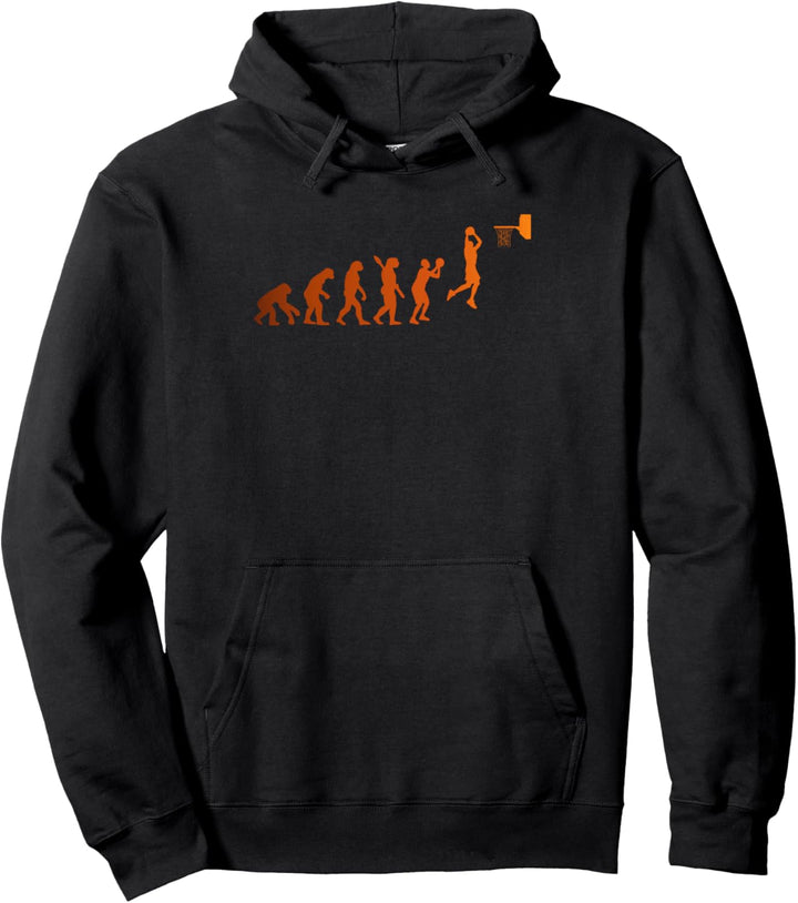 Dunking Basketball Spieler Evolution Pullover Hoodie