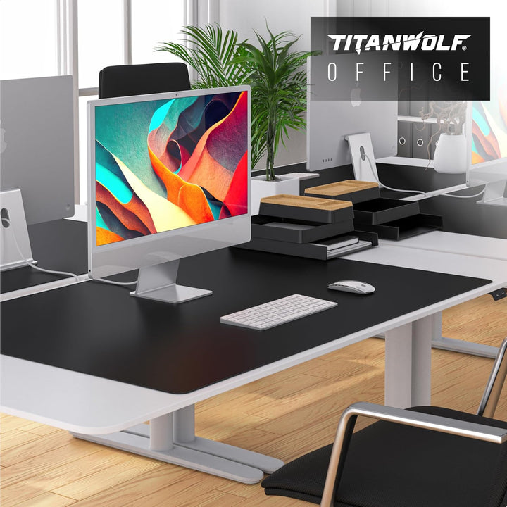 Titanwolf Übergrösse Mauspad 1200x800mm, XXXL Mousepad Home und Office Schreibtischunterlage Gross,