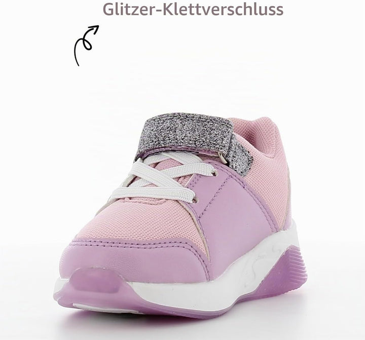 Disney Frozen Schuhe Mädchen 2 bis 8 Jahre, Kinderschuhe mit Anna und ELSA Motiv, Leuchtschuhe Kinde