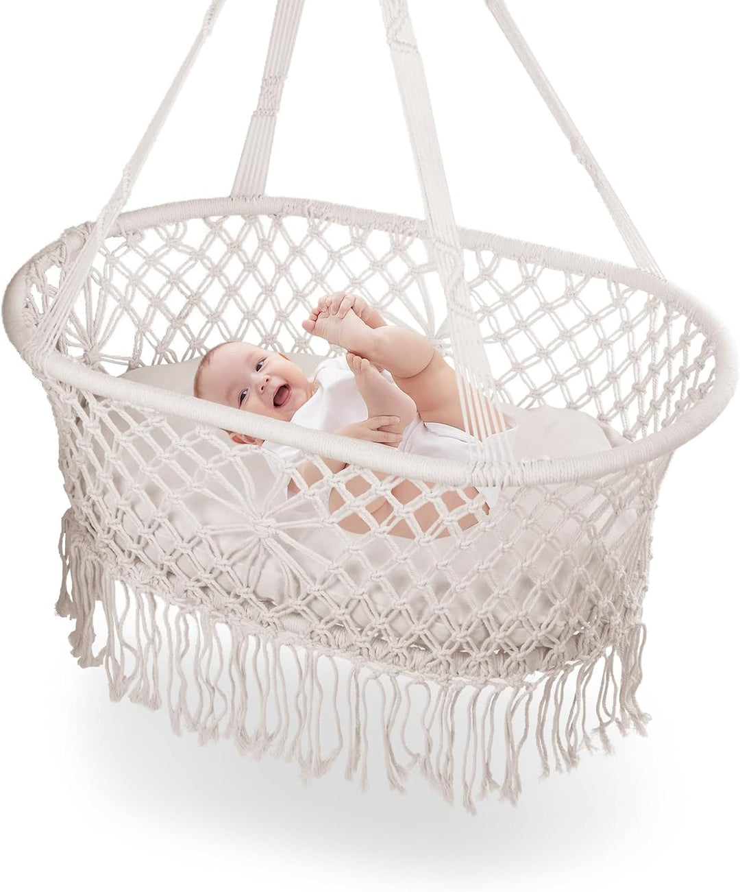 Sinbide Babywiegen, Baby Wiege für Babys und Kleinkinder ab Geburt bis 3 Jahre, Aufhängen Bette, Boh