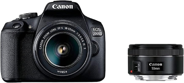 Canon EOS 2000D Spiegelreflexkamera (24,1 MP, DIGIC 4+, 7,5 cm (3,0 Zoll) LCD, Full-HD, WIFI, APS-C