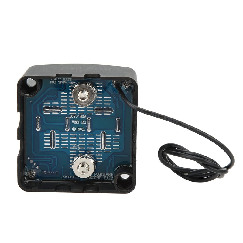 Dual Battery Isolator, KIMISS 12V 140A Spannungsempfindliches Relais VSR mit Display für ATV UTV RV