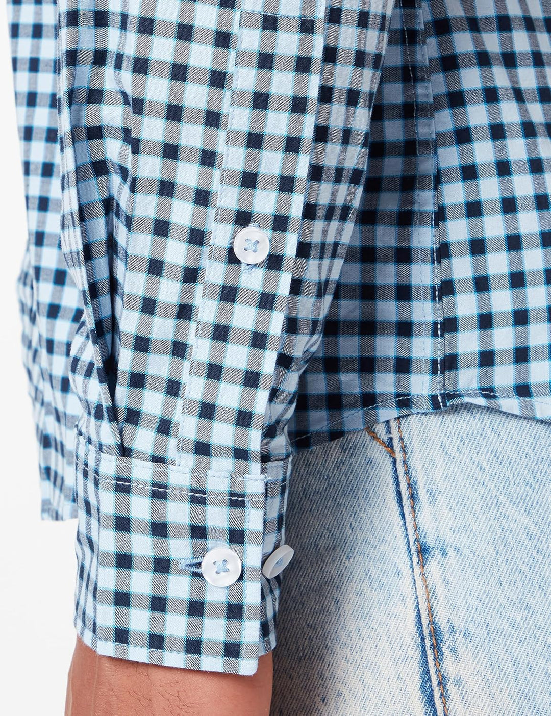 s.Oliver Herren Hemd Langarm L Blau, L Blau