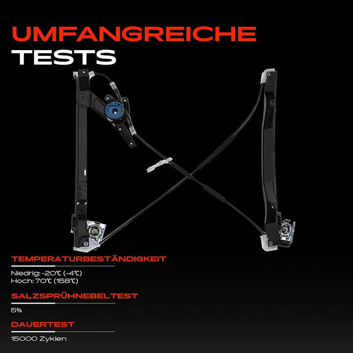 Frankberg Fensterheber Vorne Links Kompatibel mit Mondeo III B5Y B4Y BWY Alle Motoren 2000-2007 1417