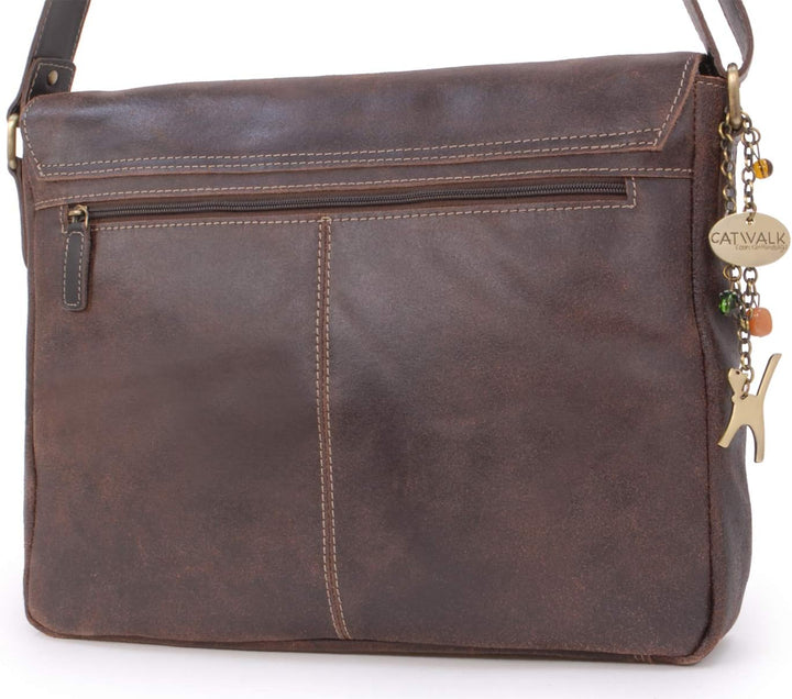 Catwalk Collection Handbags - Vintage Grobem Leder - CATWALK COLLECTION - Gröss - Umhängetasche Mess
