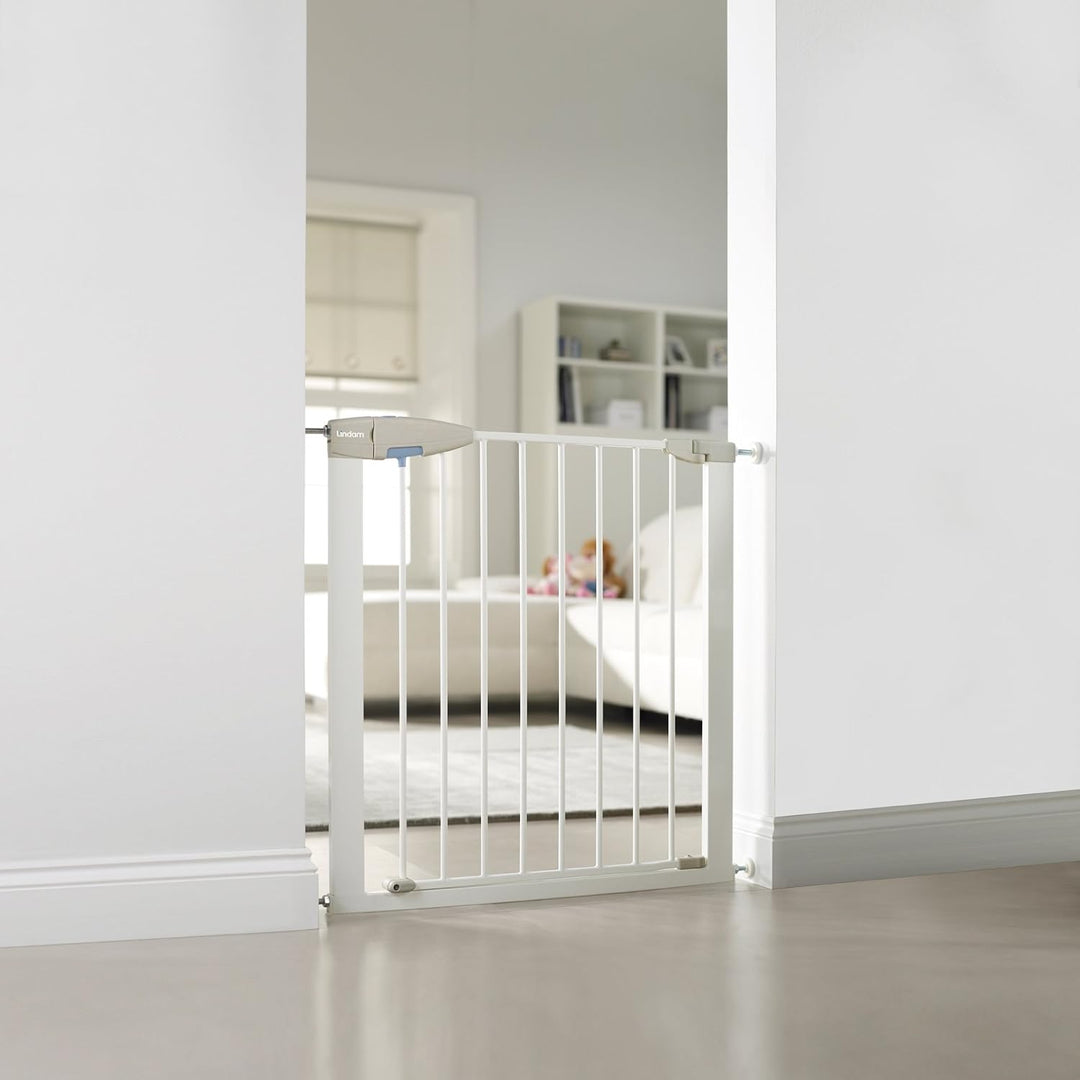 Lindam by Munchkin Sure Shut Porte-Sicherheitsgitter mit Druckbefestigung, weiss, 76 - 82