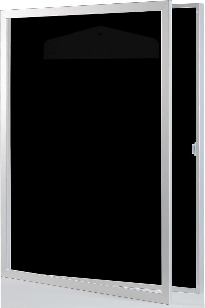 Stallmann Design Trikotrahmen 'Easy Click & Fill' mit Tür | Rahmen-Farbe: Aluminum-Optik | Hintergru